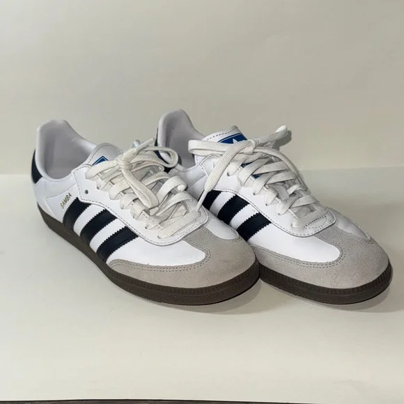Adidas Samba OG White/Black/Gum - Women’s 9 / Men’s 7.5 - Pristine Condition - Picture 1 of 6